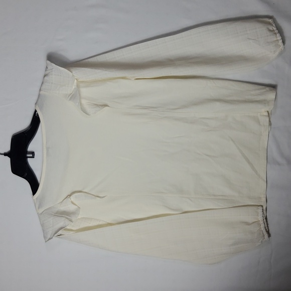 J Crew Cream Ruffled Women's Top Size S - Picture 6 of 7